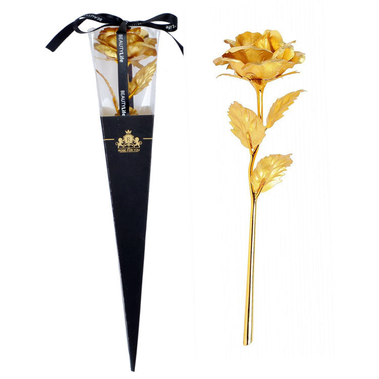 Gold Foil Rose