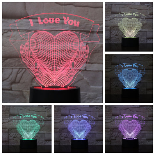 Love's Embrace 3D Night Light